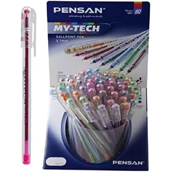 PENSAN MY TECH TÜKEN.KALEM 8 RENK 60 LI STN 2240R