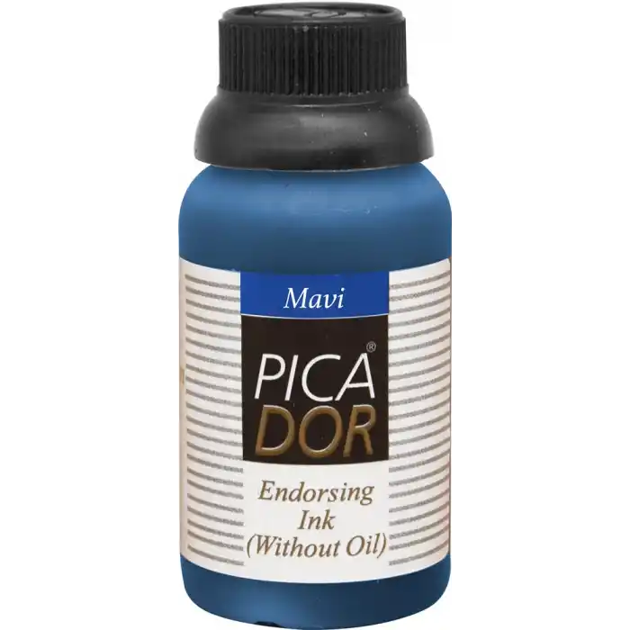 PİCADOR ISTAMPA MÜREKKEBİ MAVİ 50CC KE 005