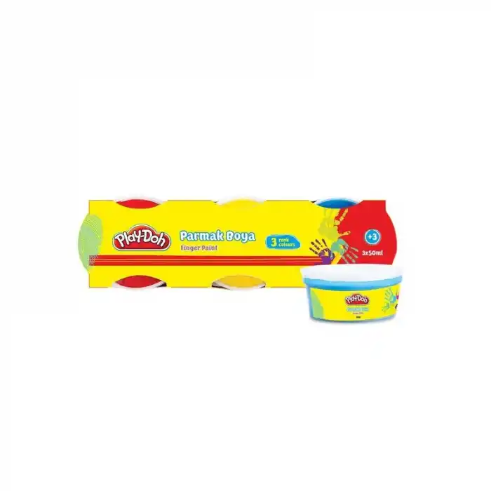 Play-doh 3 Renk Parmak Boyası 50 Ml Pr002