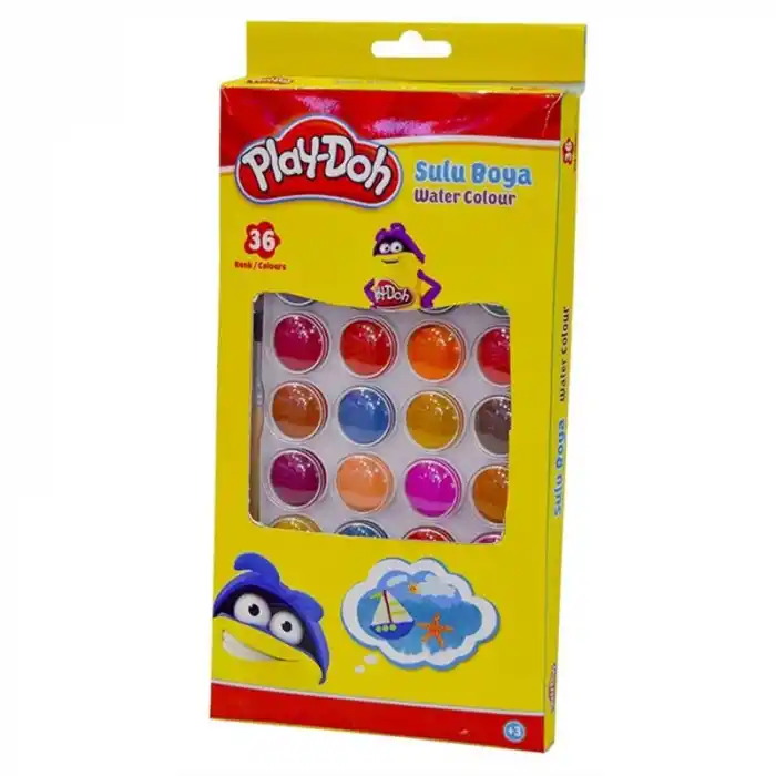 Play-doh 36 Renk Sulu Boya Su010