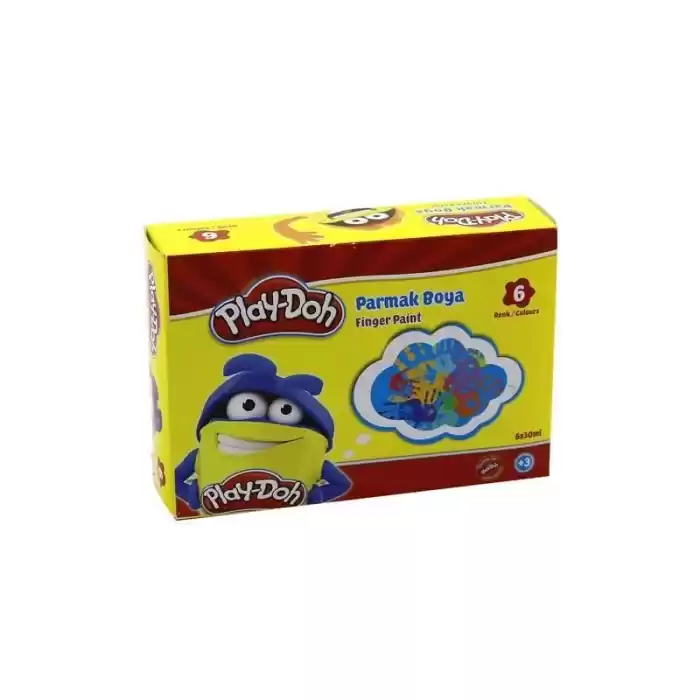 Play-doh 6 Renk Parmak Boyası 30 Ml Pr001