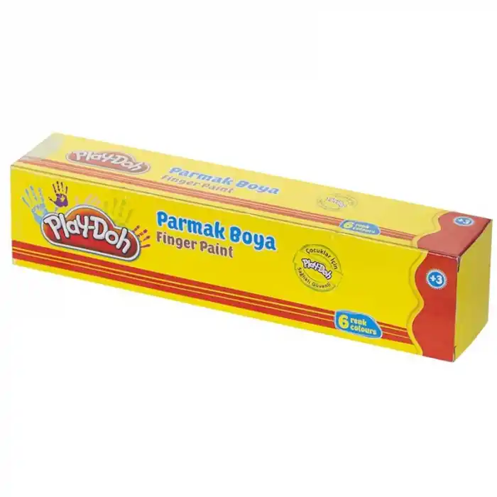 Play-doh 6 Renk Parmak Boyası Birleşik 25ml Pr018