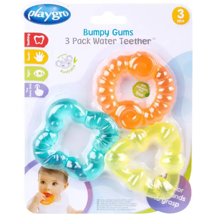 PLAYGRO GEOMETRİ 3 LÜ SULU DİŞLİK 18633500