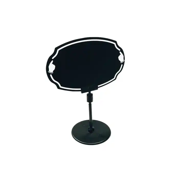 PVC Malzeme Yaz-Sil Ayaklı Elips Şeklinde Fiyat Etiketi 5 li Pk.