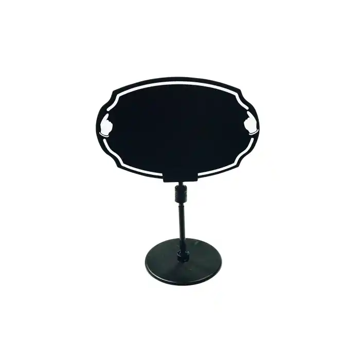 PVC Malzeme Yaz-Sil Ayaklı Elips Şeklinde Fiyat Etiketi 5 li Pk.