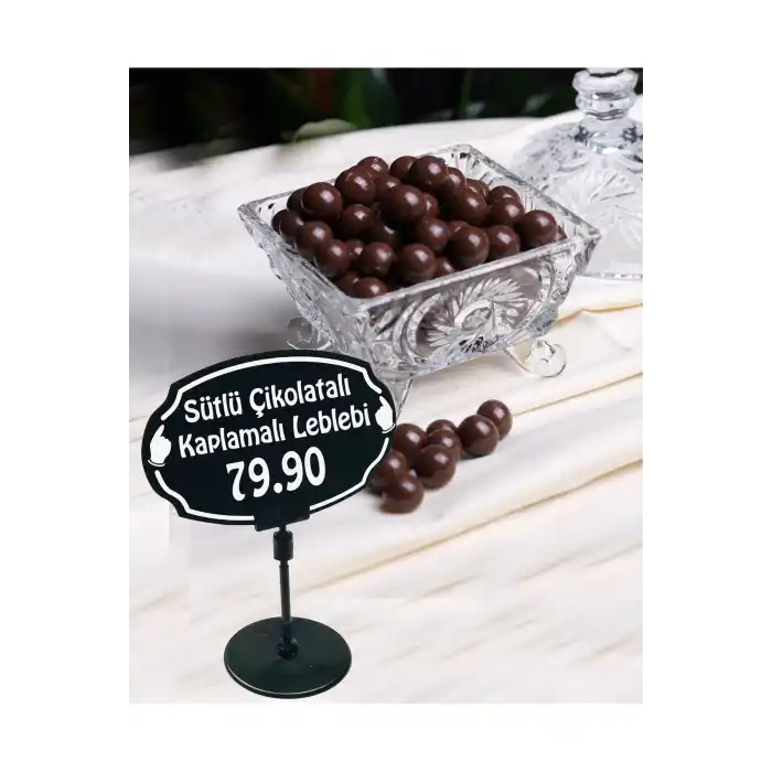 PVC Malzeme Yaz-Sil Ayaklı Elips Şeklinde Fiyat Etiketi 5 li Pk.