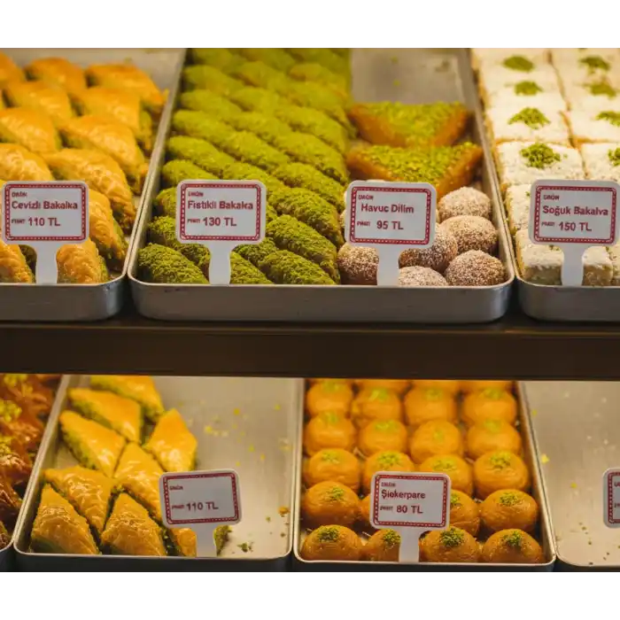 PVC Tatlıcı Baharat Kuruyemişci Mini Fiyat Etiketi 20 li Pk