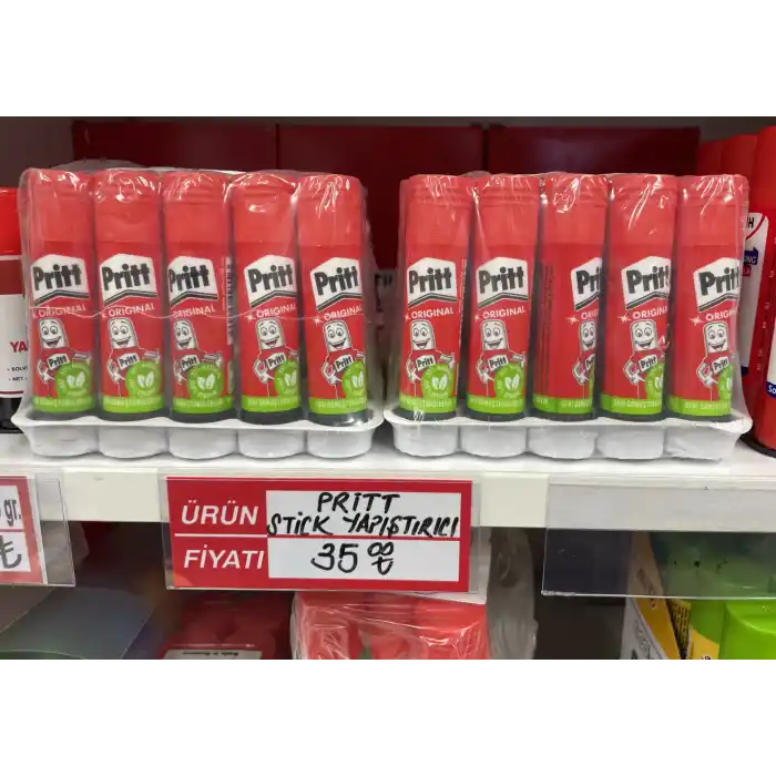 Pvc Yaz - Sil Market Raf Profil İçi Fiyat Etiketi 10 x 3,8 cm 100 Adet