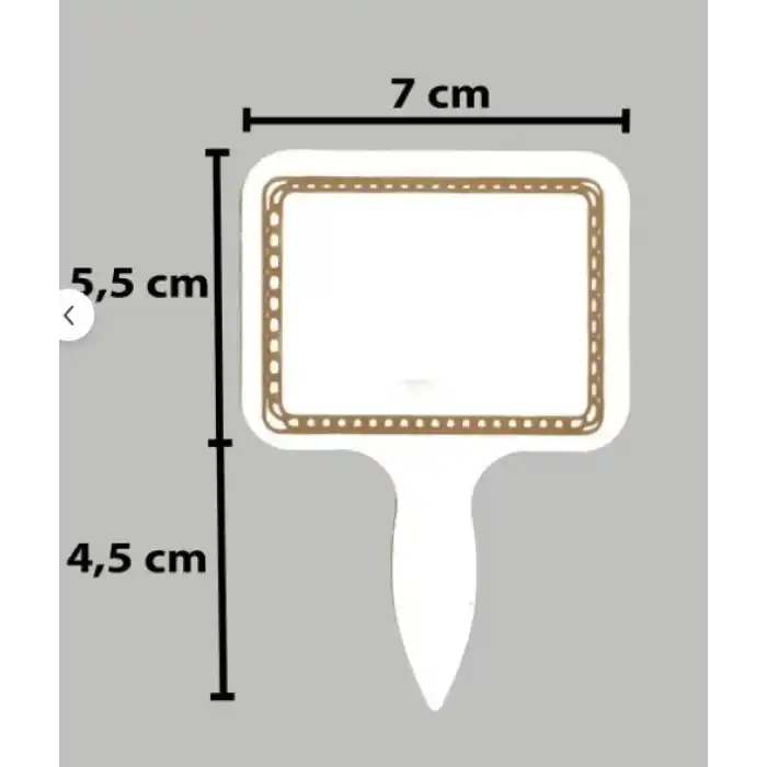 PVC Yaz-Sil Tatlıcı Baharat Kuruyemişci Fiyat Etiketi 20 li Pk