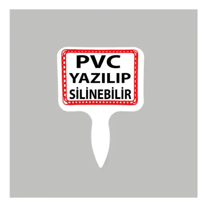 PVC Yaz-Sil Tatlıcı Baharat Kuruyemişci Fiyat Etiketi 20 li Pk