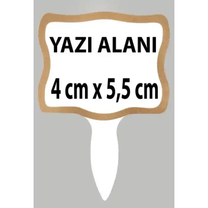 PVC Yaz-Sil Tatlıcı Baharat Kuruyemişci Fiyat Etiketi 20 li Pk