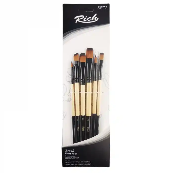 Rıch 11221 Karma 6 Lı Fırça Seti Set 2 11299