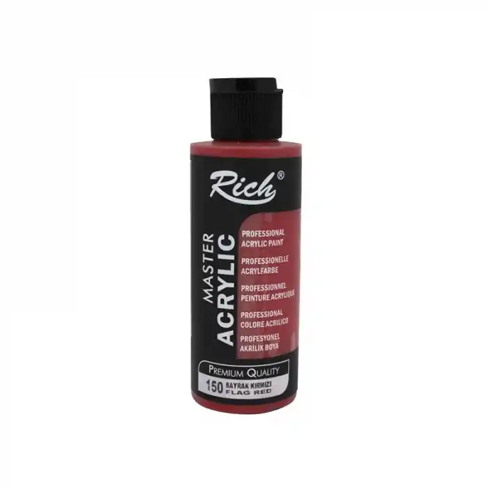 RICH AKRİLİK BOYA 150 BAYRAK KIRMIZI 120 CC
