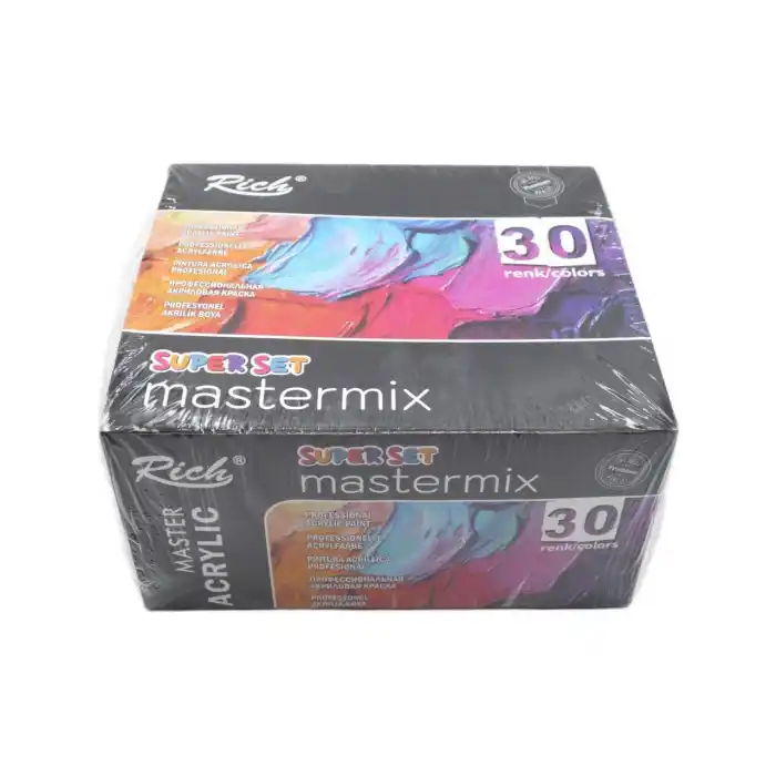 RICH MASTERMİX 60 ML AKRİLİK BOYA SÜPER SET 30 RENK 19847