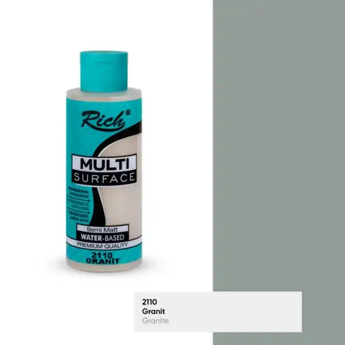 Rıch Multi Akrilik Boya 2110 Granit 120 Cc