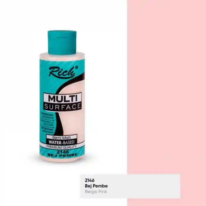 Rıch Multi Akrilik Boya 2146 Bej Pembe 120 Cc