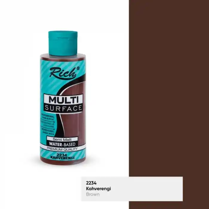 Rıch Multi Akrilik Boya 2234 Kahverengi 120 Cc