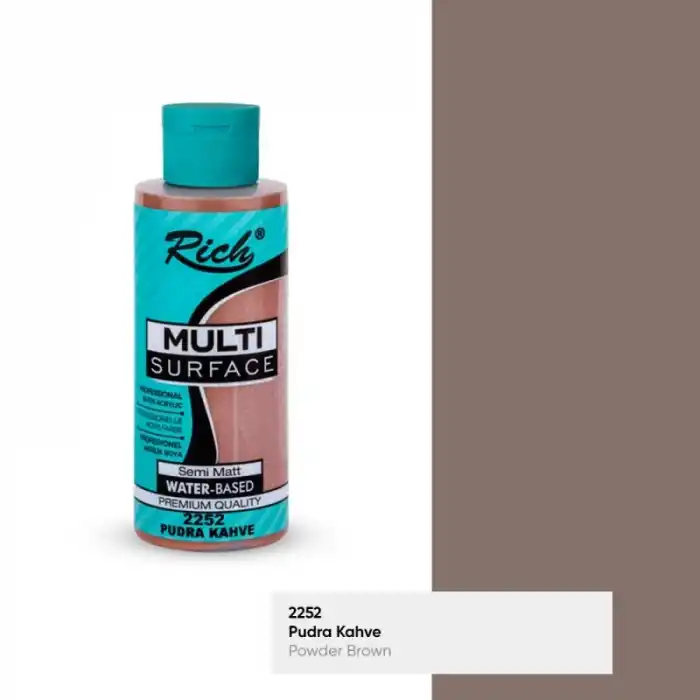 Rıch Multi Akrilik Boya 2252 Pudra Kahve 120 Cc
