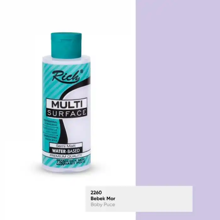 Rıch Multi Akrilik Boya 2260 Bebek Mor 120 Cc