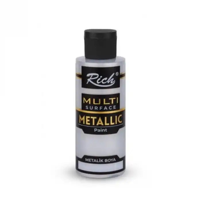 Rıch Multi Metalik Akrilik Boya 03710 Gümüş 120 Cc