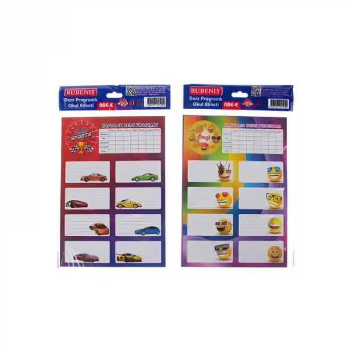 RUBENIS ANAOKUL ETİKETİ (ERKEK) RBA-E