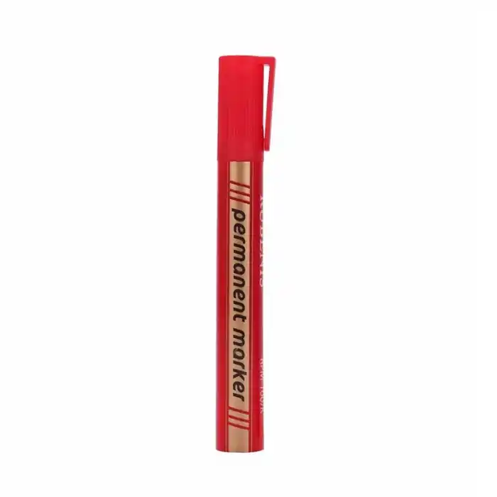 Rubenıs Yuvarlak Uç Permanent Marker Kırmızı Rpm-100k