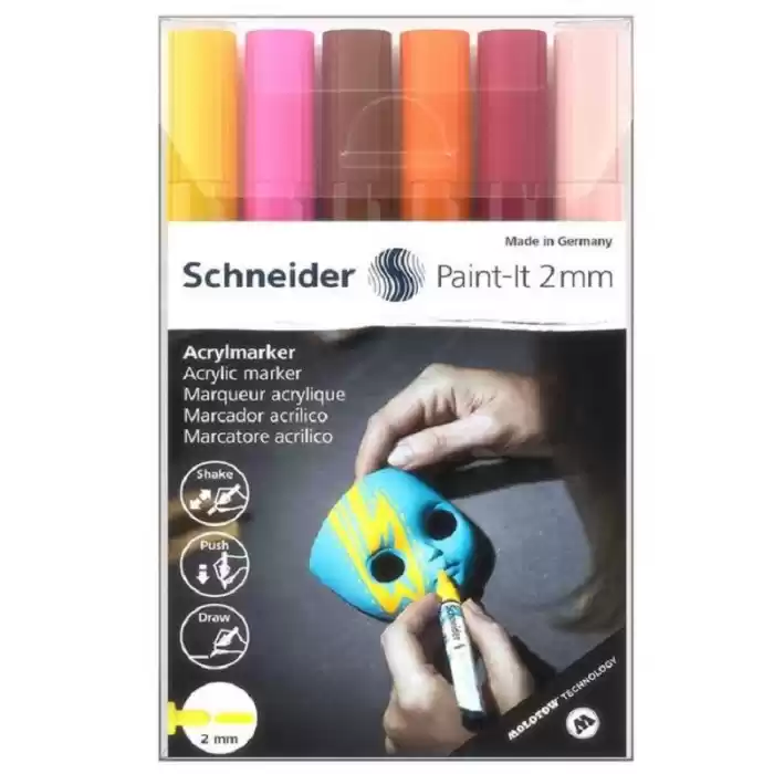 Schneıder 310 Akrilik Markeri 2 Mm Set/3-120197 Scm520