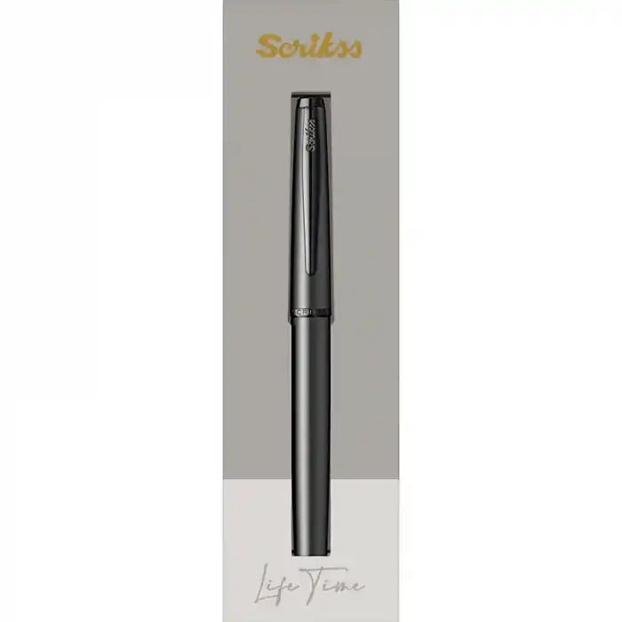 Scrikss 78mb Roller Kalem Mat Siyah Özel Kutulu