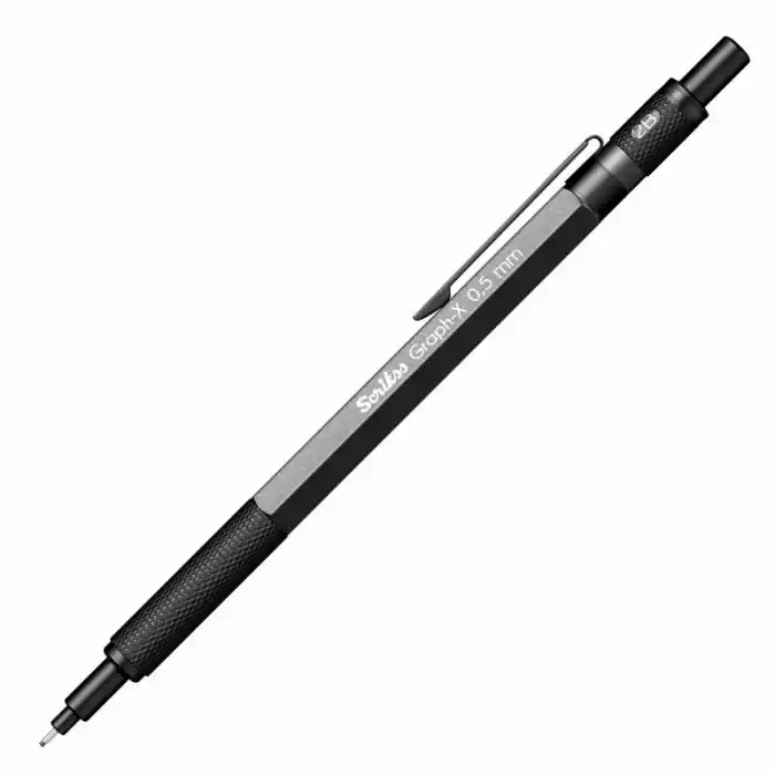 Scrikss Graph-x Antrasit Metal 0.5 Versatil Kalem