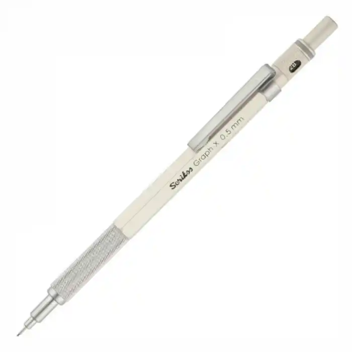 Scrikss Graph-x Beyaz Metal 0.5 Versatil Kalem