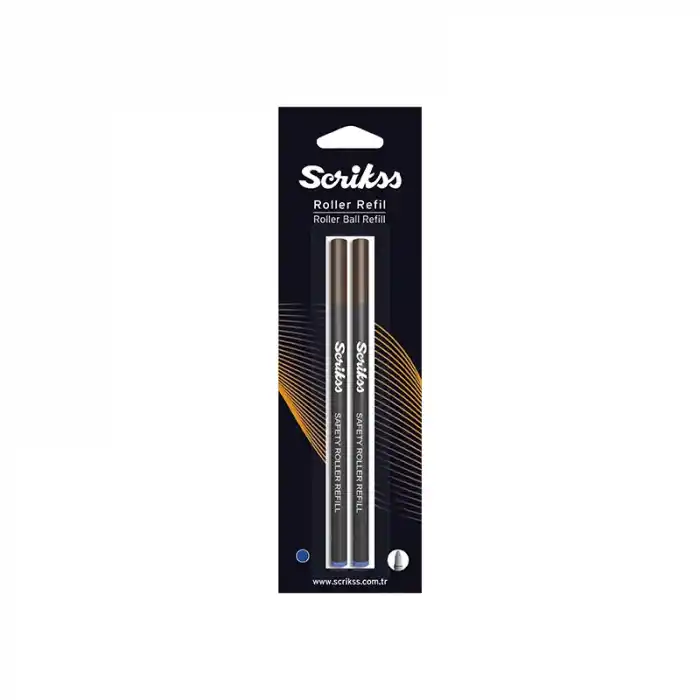 Scrikss Mavi Roller Kalem Yedeği 2 Li Blister Src 888