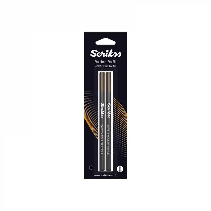 Scrikss Siyah Roller Kalem Yedeği 2 Li Blister Src 888