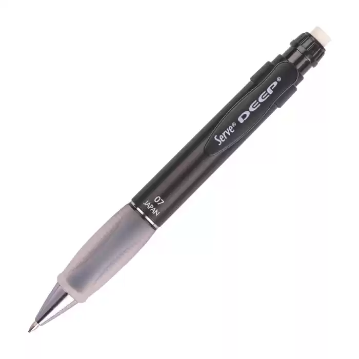 Serve Deep Metalik Siyah Versatil Kalem 0.7 Mm