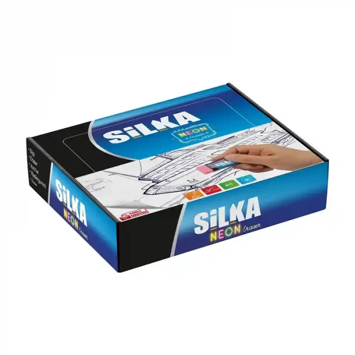 Silka Neon 4 Renk Silgi 20 Li Art.2