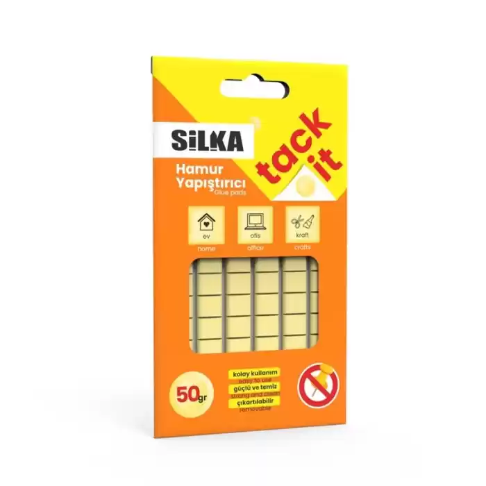 Silka Tack-it Beyaz Hamur Yapıştırıcı 50 Gr Art.1112