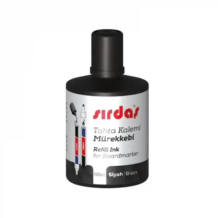 SIRDAŞ SİYAH TAHTA KALEMİ MÜREKKEBİ 100 CC.