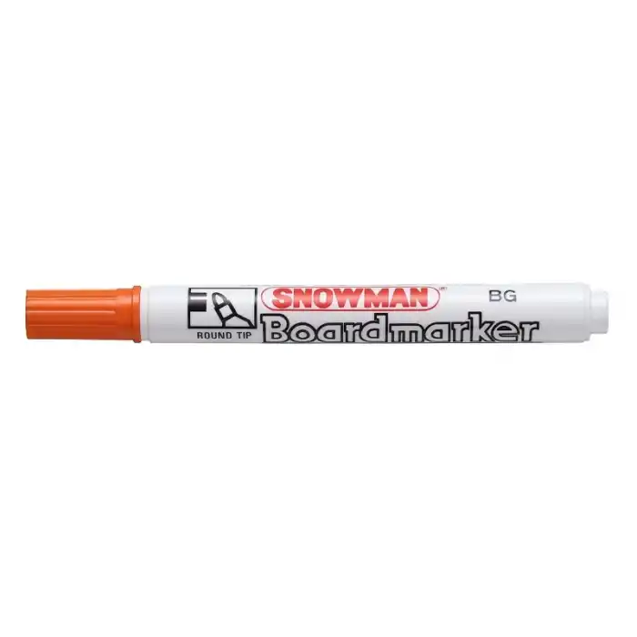 Snowman Turuncu Tahta Kalemi Bg-12