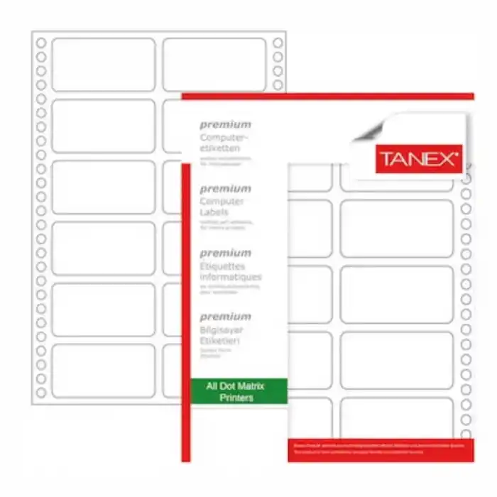 Tanex 35x77 Bilgisayar Etiketi 1500 Lü Tn-0018
