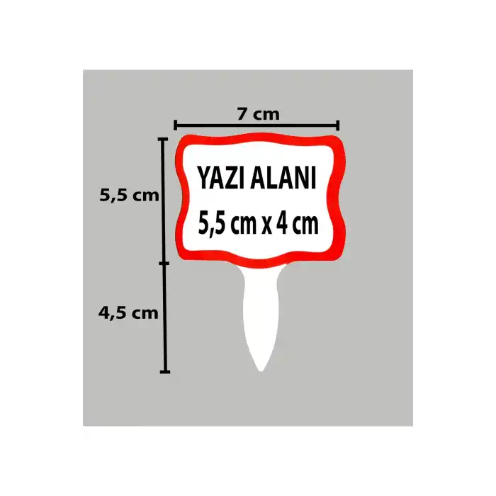 Tatlıcı Baharatçı Kuruyemişçi Mini Fiyat Etiketi 20 li Pk