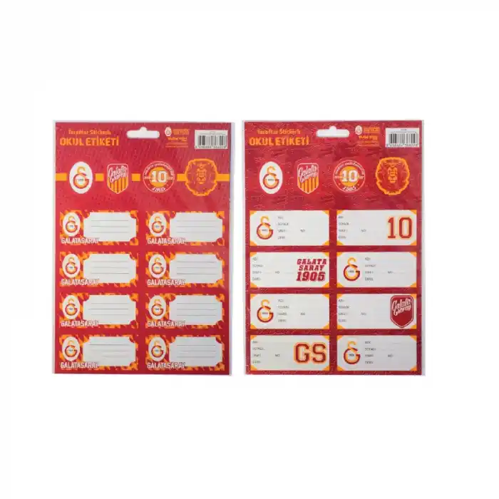 TMN TARAFTAR 463640 GS OKUL ETİKETİ 3 LÜ