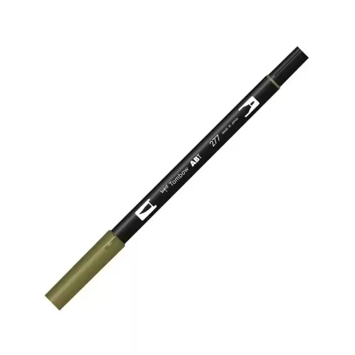 Tombow Dual Brush Pen Dark Green T-277