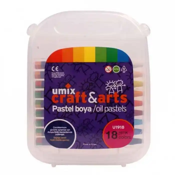 Umix 18 Renk Pastel Boya U1918 (özel Fiyat)