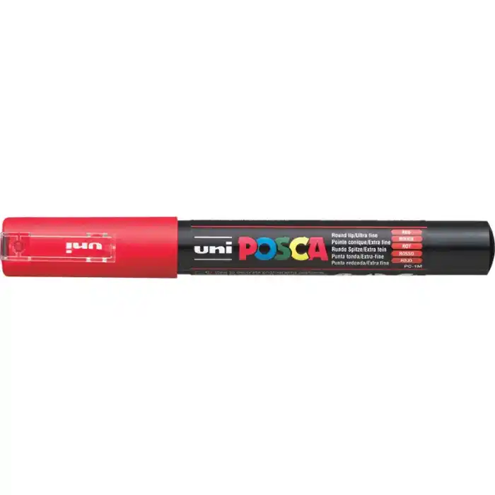 Uni-ball Pc-1m Posca Su Bazlı Marker Kırmızı 0.7