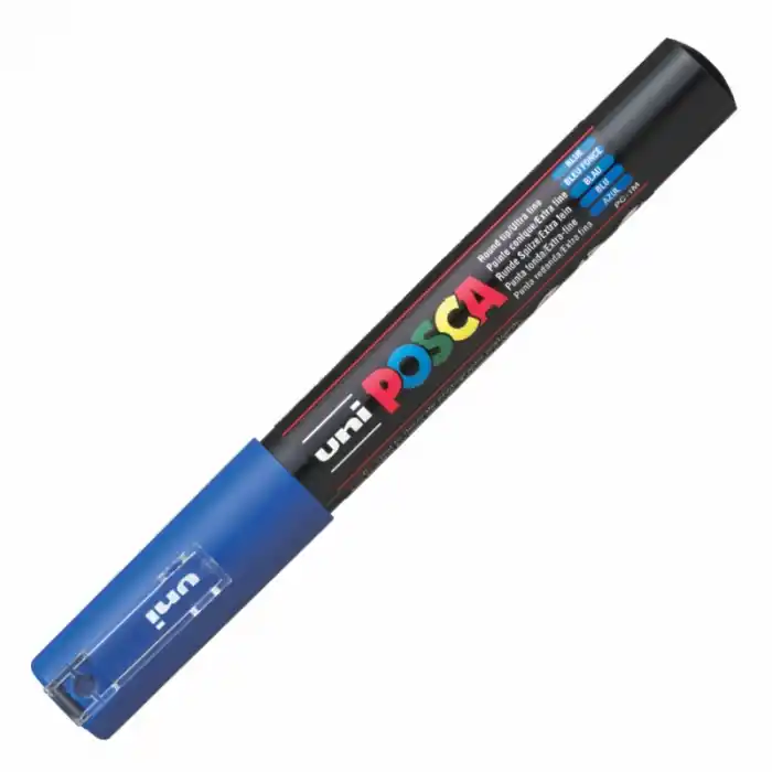 Uni-ball Pc-1m Posca Su Bazlı Marker Mavi 0.7