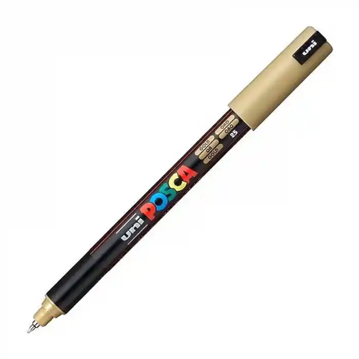 Uni-ball Pc-1mr Posca Su Bazlı Marker Altın 0.7