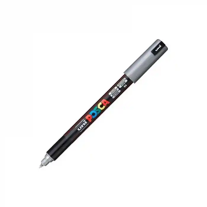Uni-ball Pc-1mr Posca Su Bazlı Marker Gümüş 0.7