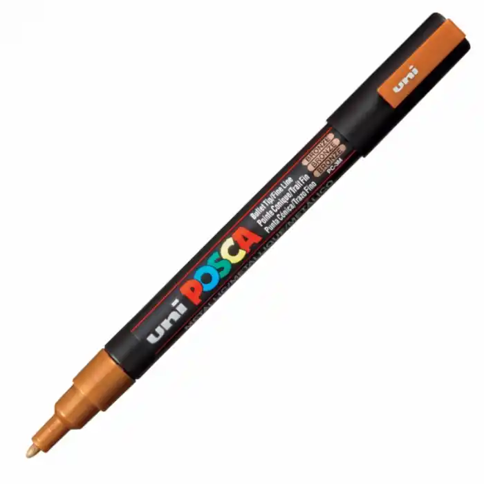 Uni-ball Pc-3m Posca Su Bazlı Marker Bronz 0.9