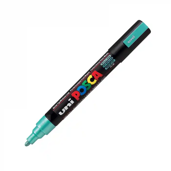 Uni-ball Pc-5m-posca Su Bazlı Marker Mt.yeşil 1.8