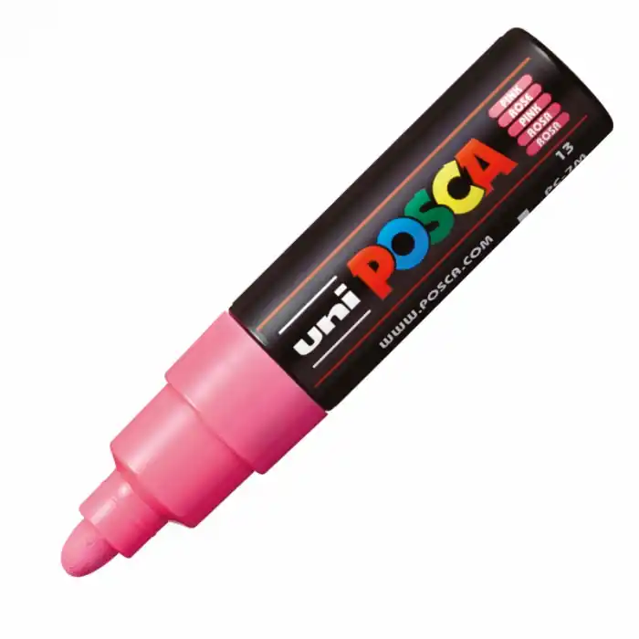 Uni-ball Pc-7m -posca Su Bazlı Marker Pembe 4,5-5,5