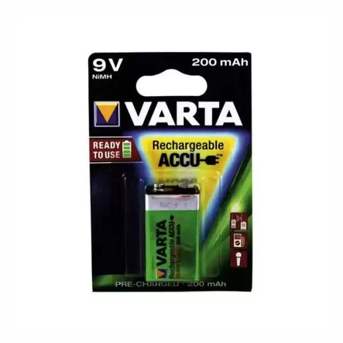 Varta Şarjlı 9 Volt Pil 200mah 56722